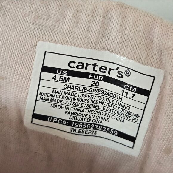 2/$15 Carter's shoes size 4.5 - Picture 5 of 5